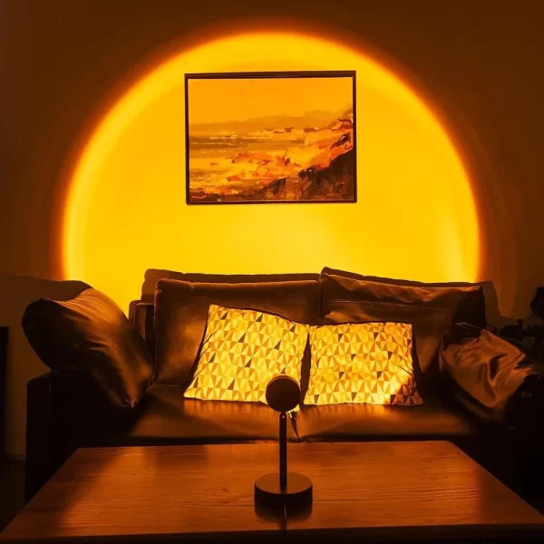 Lámpara Efecto Atardecer | 50% De Descuento + Envío Gratis