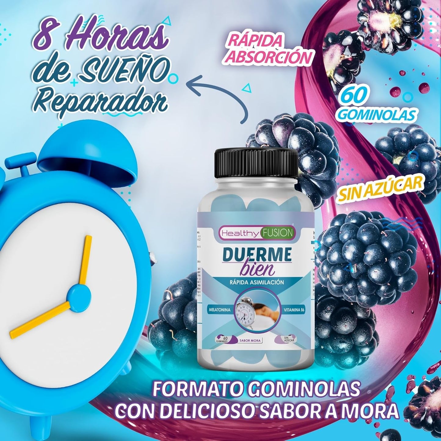 Duerme Bien | Gomitas Para Dormir x 60 unds - 50% De Descuento + Envío Gratis