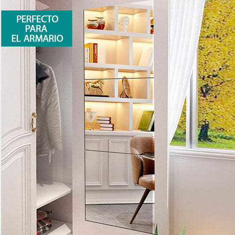 Combo x 4 Espejos Adhesivos 50 x 35 cm | Envío Gratis