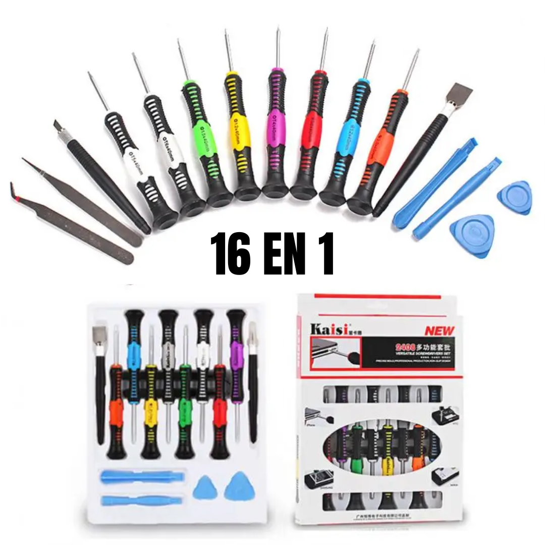 KIT HERRAMIENTAS DE PRECISIÓN 16 EN 1 | 50% DE DESCUENTO + ENVÍO GRATIS