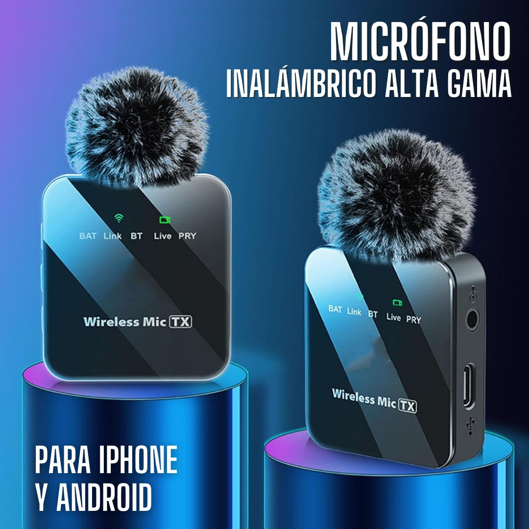 Micrófonos Inalámbricos TX Gama Alta | 50% De Descuento + Envío Gratis