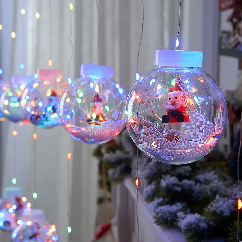 Cascada de Esferas Mágicas Navideñas | 50% de Descuento + Envío Gratis