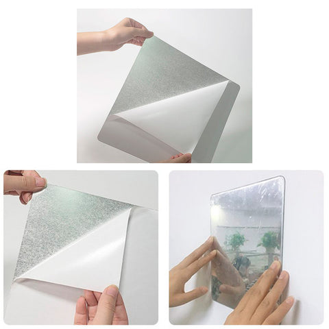 Combo x 4 Espejos Adhesivos 50 x 35 cm | Envío Gratis