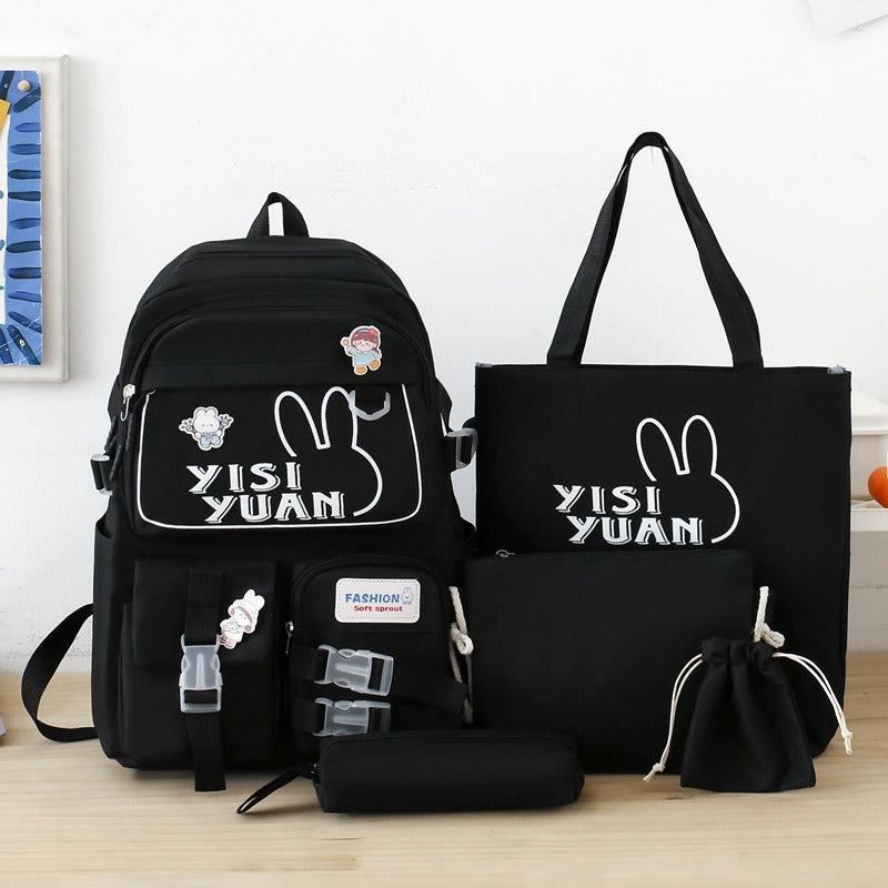 Kit de Bolsos Coreanos Kawaii 5 En 1 | 50% De Descuento + Envío Gratis