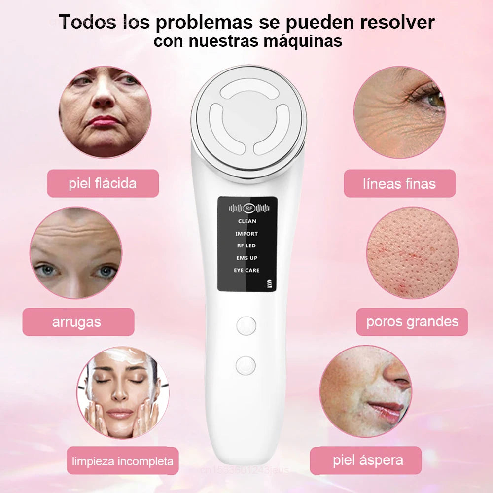 Masajeador De Radiofrecuencia Facial Anti-arrugas | 50% Descuento + Envío Gratis