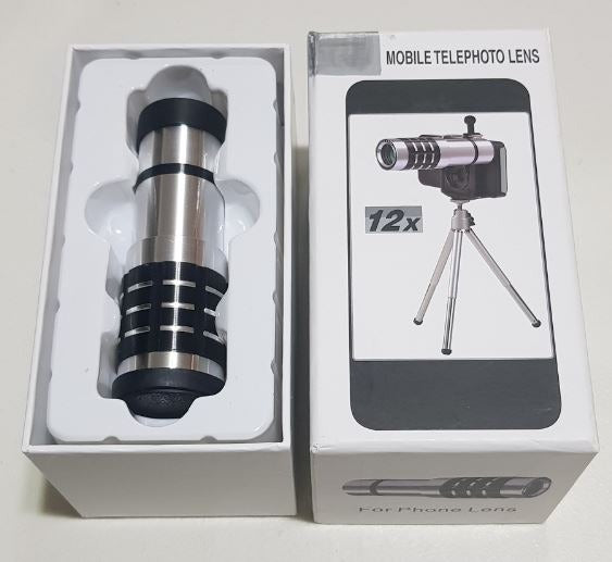 Lente Telescopio Para Celular x12 | 50% De Descuento + Envío Gratis
