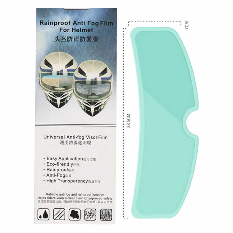 Sticker Anti Lluvia Y Anti Empañante para Casco de Moto 2 x 1 | 50% De Descuento
