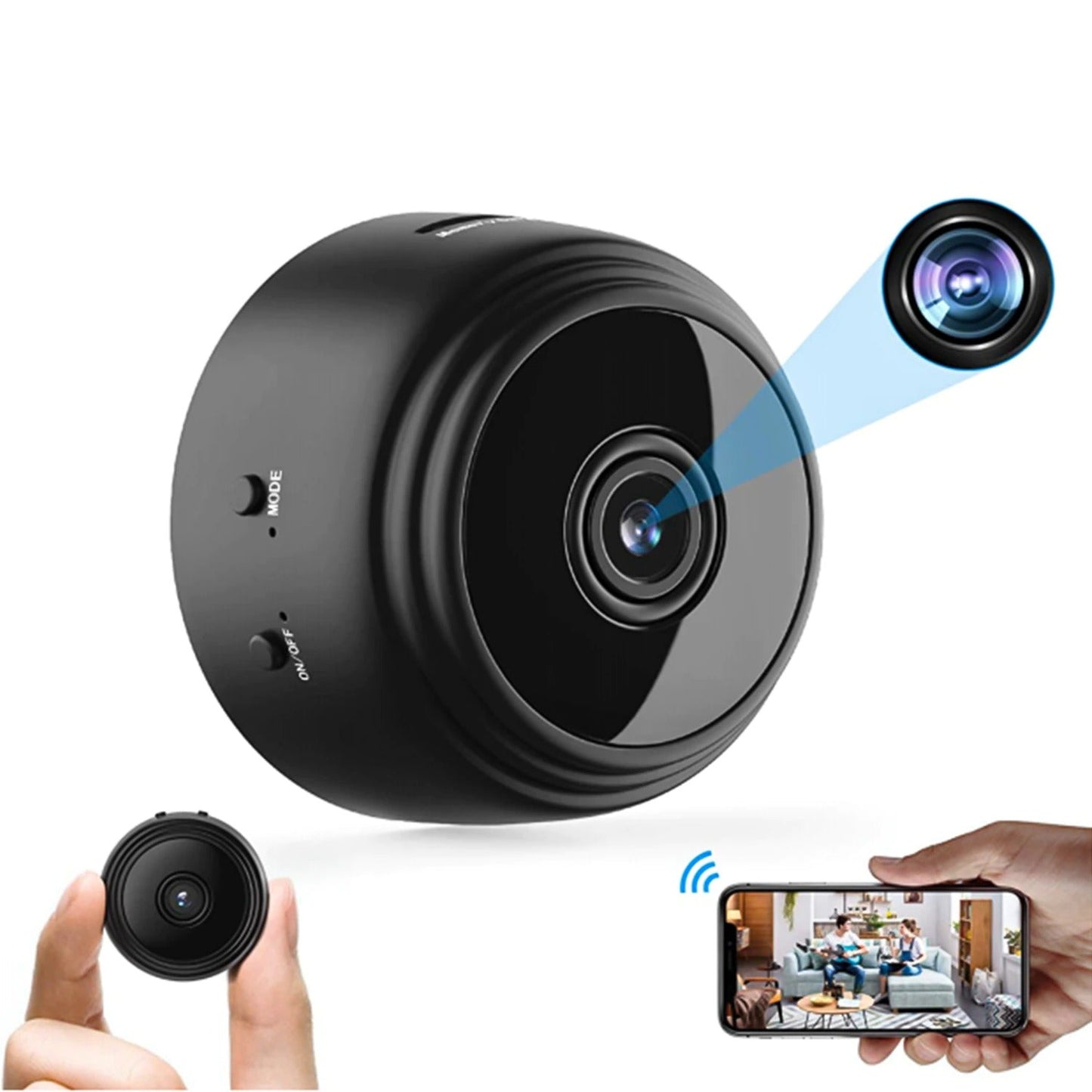 Mini Cámara Espía A9 Wifi Cámara Inalámbrica
