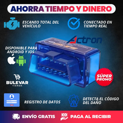 Mini Scanner Automotriz ELM 327 | 50% DE DESCUENTO + ENVÍO GRATIS