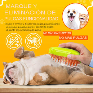 CEPILLO VAPOR 3 EN 1 PARA MASCOTAS | 50% DE DESCUENTO + ENVÍO GRATIS