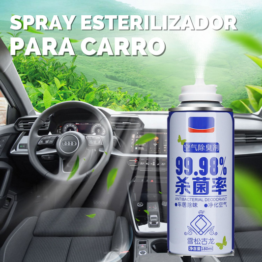 SPRAY ESTERILIZADOR PARA CARRO | 50% DE DESCUENTO + ENVÍO GRATIS