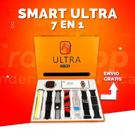 SMART WATCH ULTRA 7 EN 1 | 50% DE DESCUENTO + ENVÍO GRATIS