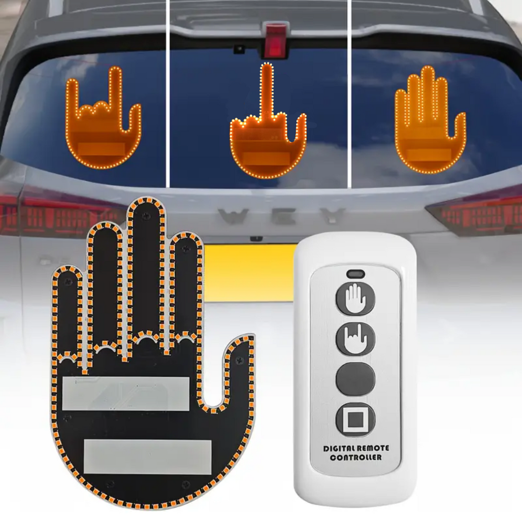 DIVERTIDA MANO LED PARA CARRO | 50% DE DESCUENTO + ENVÍO GRATIS