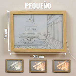 CUADRO DECORATIVO DE ARTE RETROILUMINADO | 50% OFF + ENVÍO GRATIS