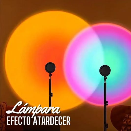 Lámpara Efecto Atardecer | 50% De Descuento + Envío Gratis