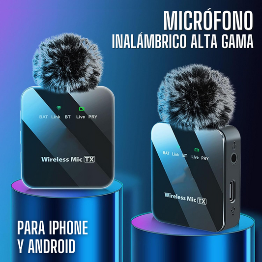 Micrófonos Inalámbricos TX Gama Alta | 50% De Descuento + Envío Gratis