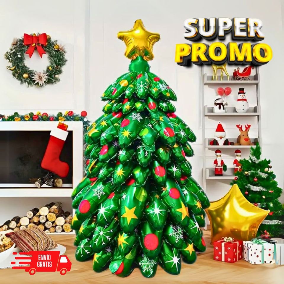 ÁRBOL DE NAVIDAD INFLABLE 130 CM | 50% DE DESCUENTO + ENVÍO GRATIS