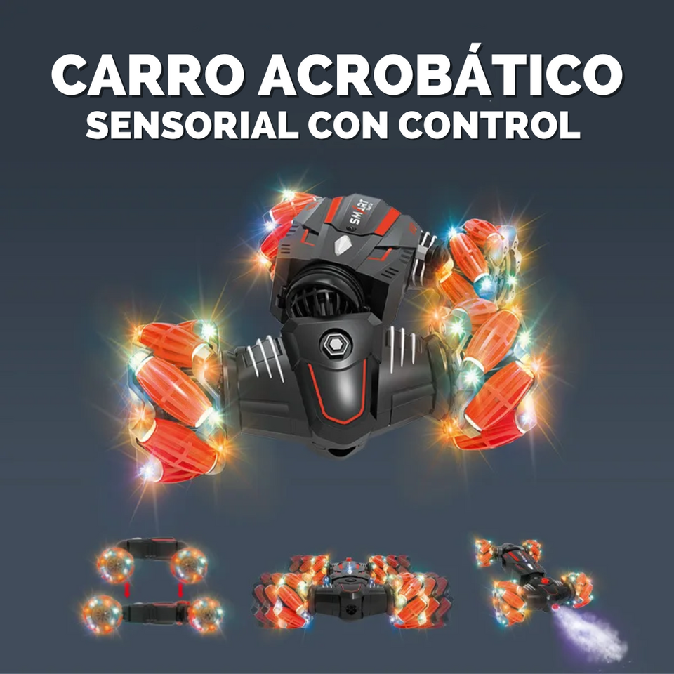 CARRO ACROBÁTICO SENSORIAL A CONTROL REMOTO | 50% DE DESCUENTO + ENVÍO GRATIS