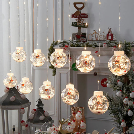 Cascada de Esferas Mágicas Navideñas | 50% de Descuento + Envío Gratis