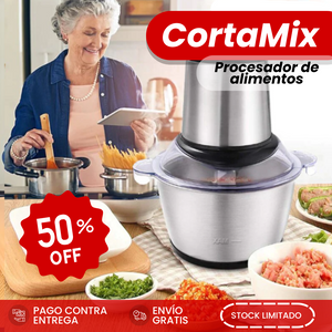 CortaMix | Procesador De Alimentos ¡Últimas Unidades! - 50% Off + Envío Gratis