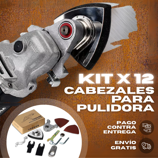 KIT x 12 CABEZALES PARA PULIDORA (M10) | 50% DE DESCUENTO + ENVÍO GRATIS