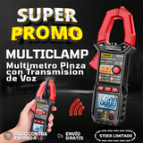 MultiClamp | Multímetro de Pinza con Transmisión de Voz - Envío Gratis