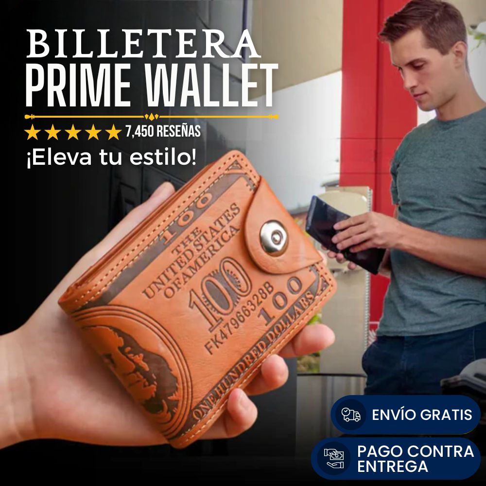 Billetera PrimeWallet | 50% De Descuento + Envío Gratis