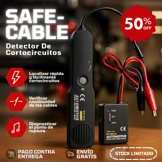 SafeCable | Detector De Cortocircuitos - 50% De Descuento + Envío Gratis