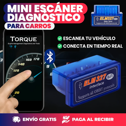 Mini Scanner Automotriz ELM 327 | 50% DE DESCUENTO + ENVÍO GRATIS