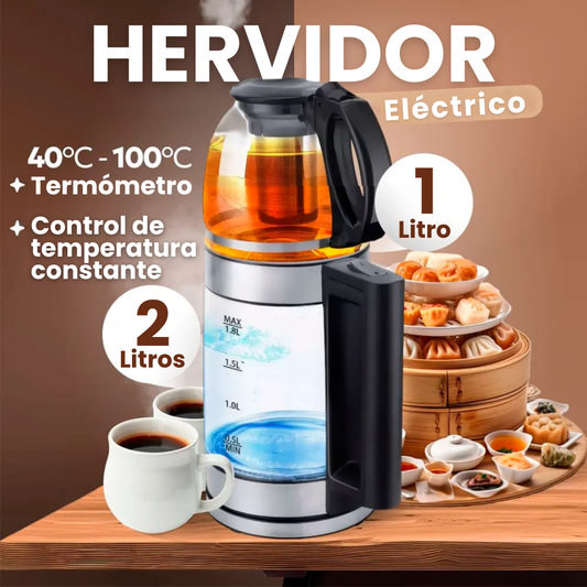2 En 1 Hervidor Eléctrico Con Tetera E Infusor | 50% De Descuento + Envío Gratis