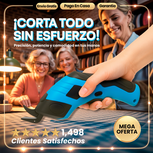 ¡Corta en segundos y sin esfuerzo! | Tijeras Eléctricas Para Costura - Envío Gratis