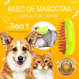 CEPILLO VAPOR 3 EN 1 PARA MASCOTAS | 50% DE DESCUENTO + ENVÍO GRATIS