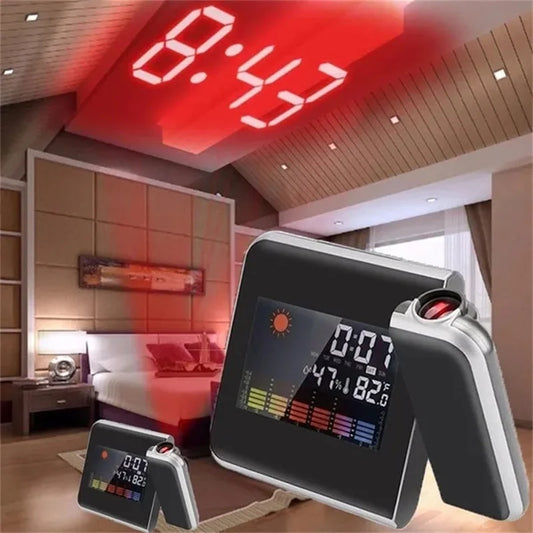 RELOJ DESPERTADOR CON ALARMA Y PROYECTOR | 50% OFF + ENVÍO GRATIS